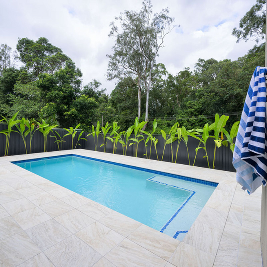 Washed Travertine Coping